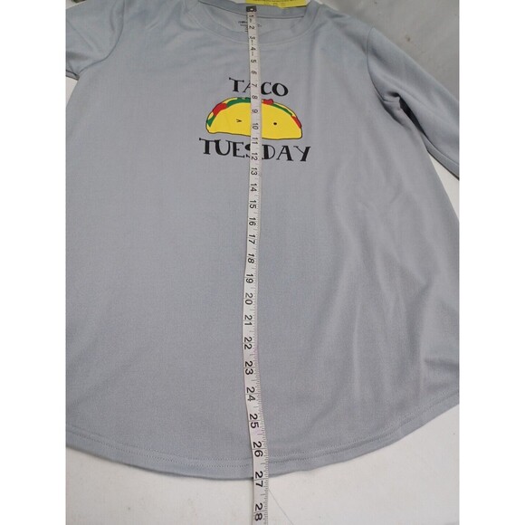 Franky & Johnny Taco Tuesday Gray Shirt Long Sleeve Size M NWT - Picture 6 of 10